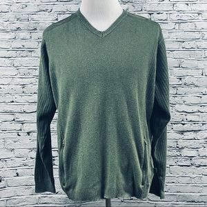Timberland Olive V-Neck Sweater